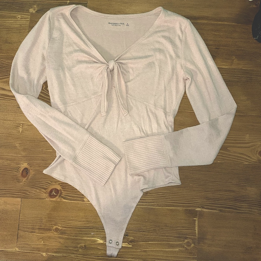 Pink Abercrombie Bodysuit